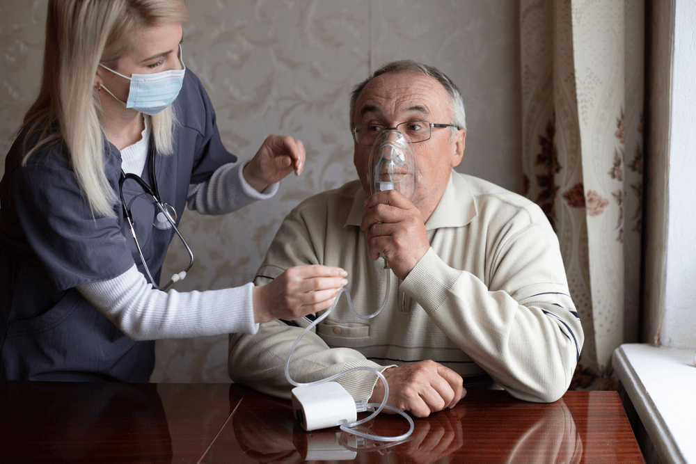 Asthma oxygen therapy
